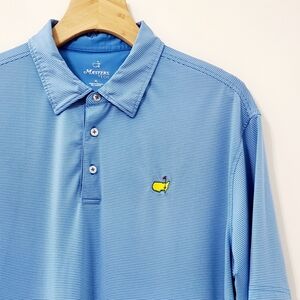 Masters Tech Augusta Masters Blue Golf Polo Shirt XL